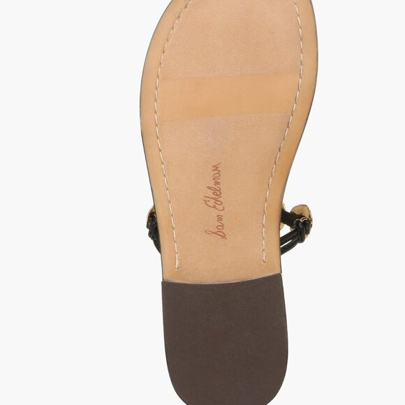 NEW Sam Edelman Deirdre Ankle Wrap Sandal (Women) 8.5M, BLACK - Picture 9 of 11